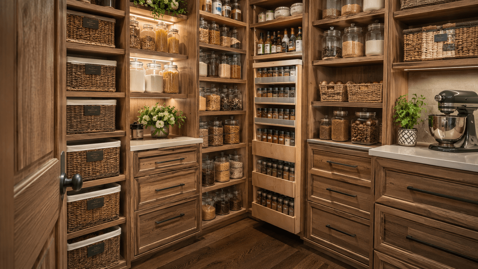 Walk-In Kitchen Pantry